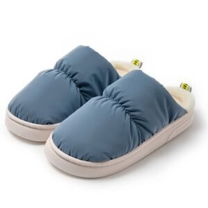 Pimali Cotton Candy Down Slippers – Puffy Waterproof Slippers | Warm Padded House Shoes UK