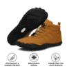 Barefoot Winter Boots – Waterproof Grip Sole Boots with Wide Toe Box | Warm Lined | Pimali