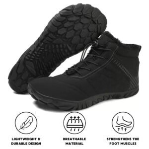 Pimali Frost Guard Winter Boots – Warm Waterproof Barefoot Boots (Unisex)