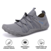 Barefoot Hiking Trainers – Grip Sole Outdoor Walking Shoes with Wide Toe Box | Non-Slip | Pimali