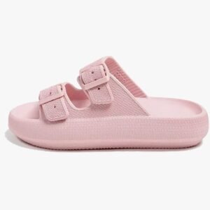 Pimali Belt Slides – Adjustable Pillow Slides with Arch Support for Plantar Fasciitis Relief