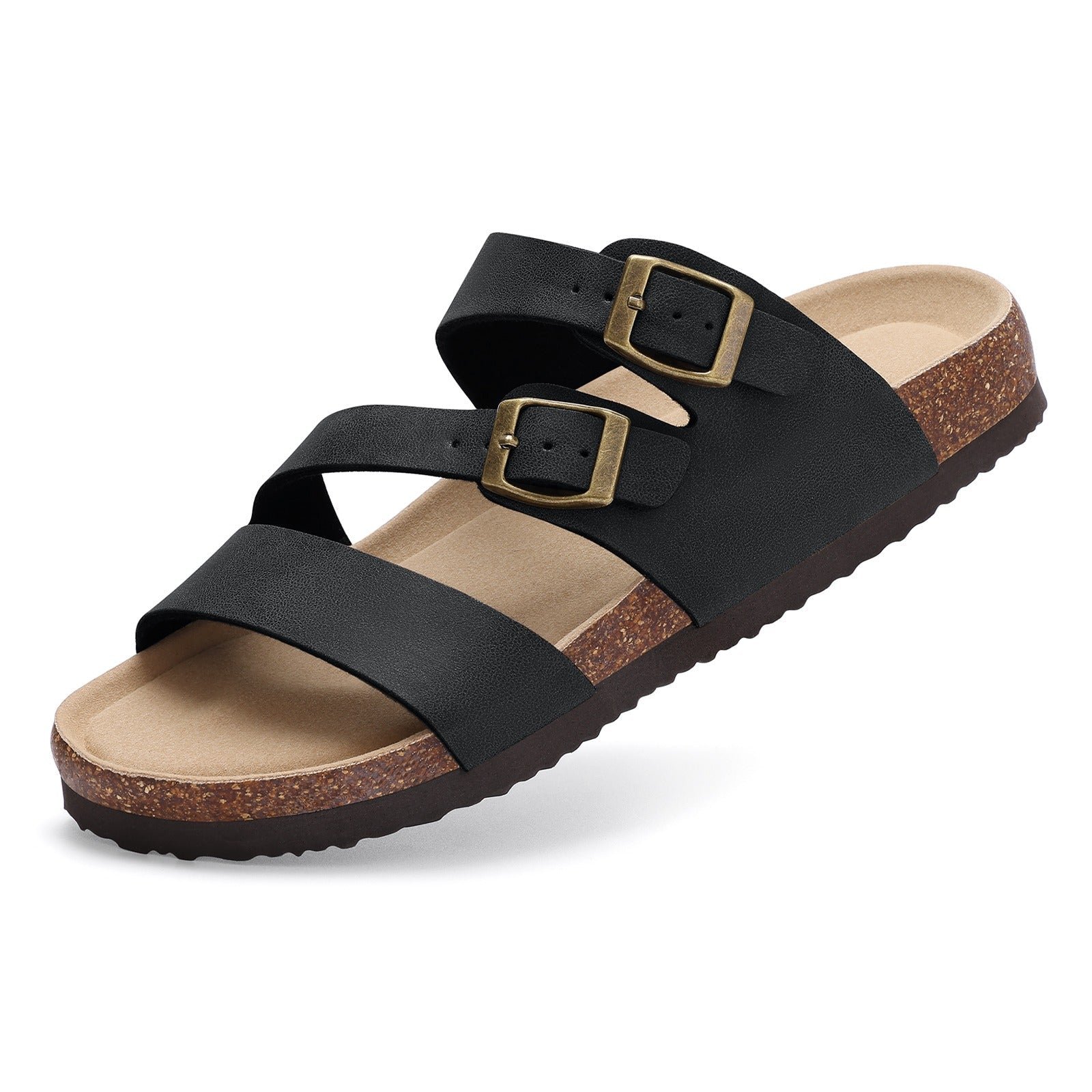 Adjustable Strap Cork Footbed Sandals with Arch Support | St-Tropez | Women's 8 St-Tropez cork footbed sandals - Pimali