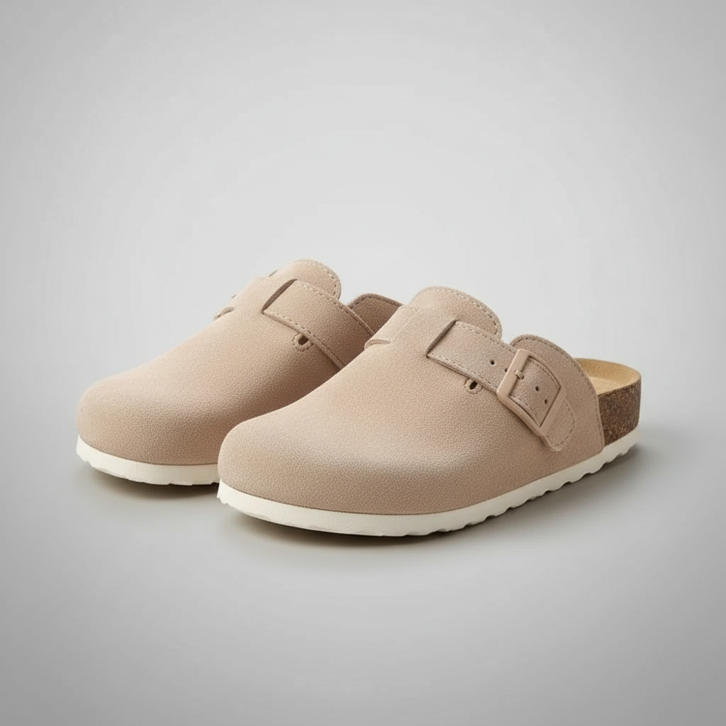 Suede Clog Mules — Cork Footbed Slip-On Clogs 7 Suede Clog Mules — Cork Footbed Slip-On Clogs - Image 7