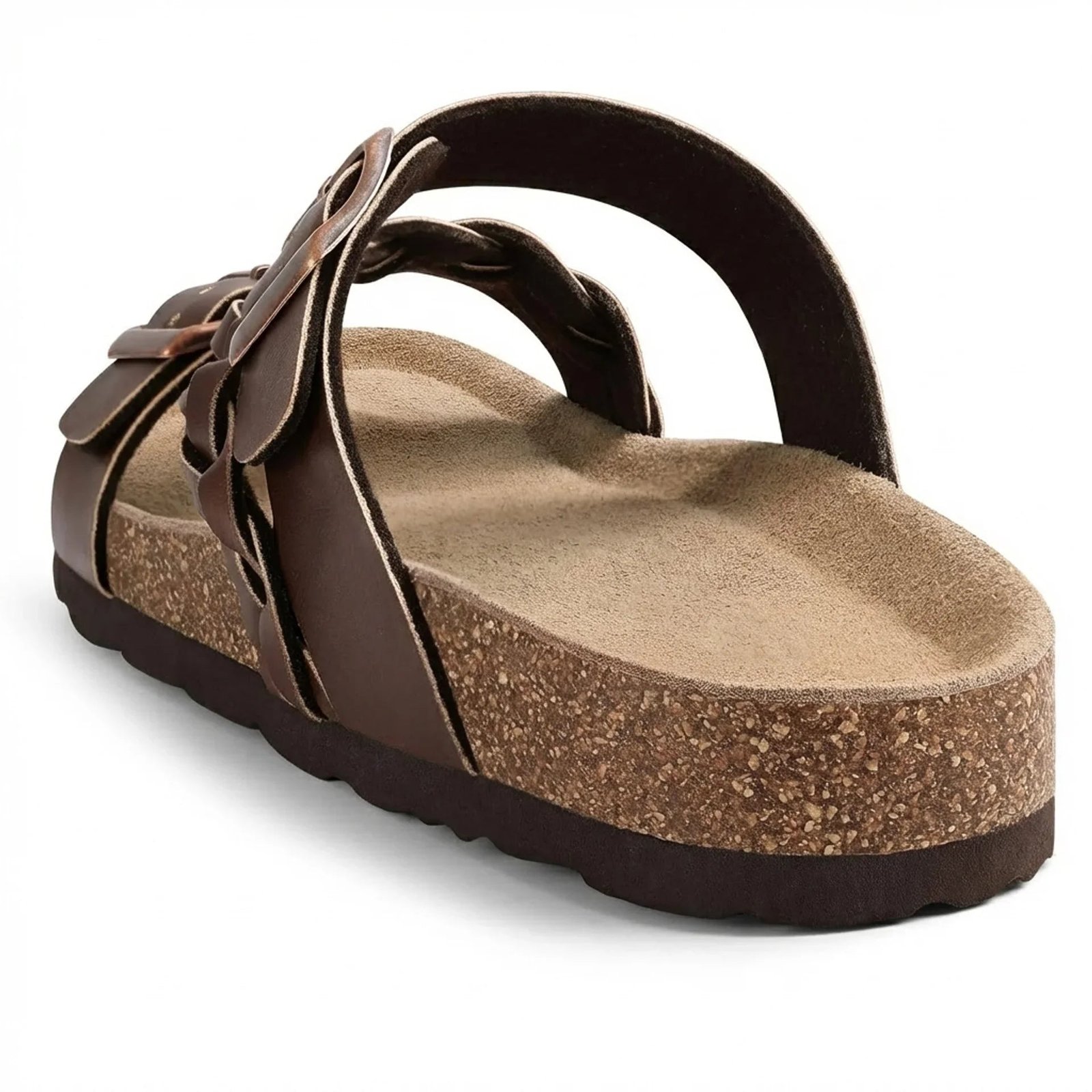 Braided Cork Footbed Sandals – Woven Strap with Arch Support | Capri | Women's 6 Capri cork footbed sandals - Pimali