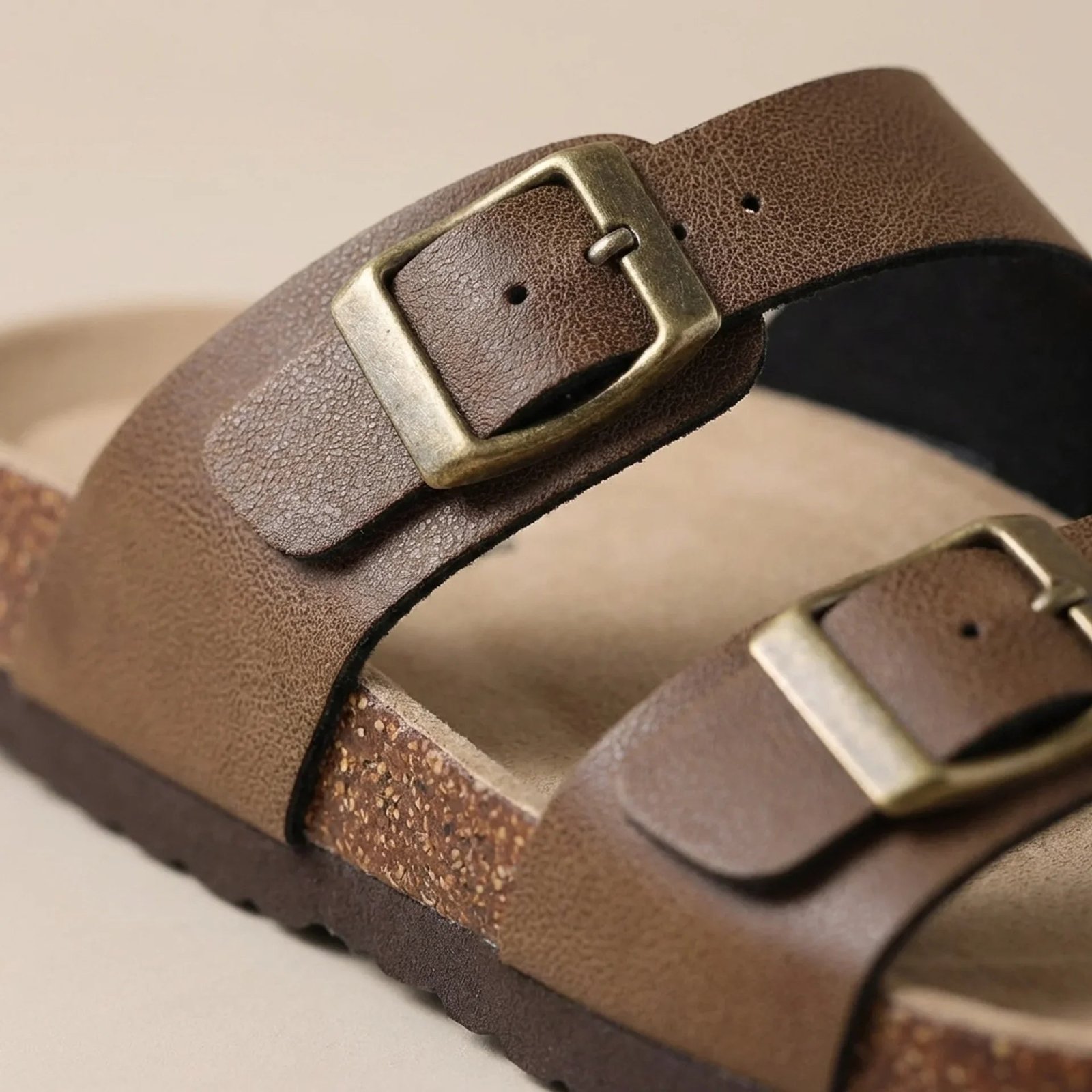 Adjustable Strap Cork Footbed Sandals with Arch Support | St-Tropez | Women's 6 St-Tropez cork footbed sandals - Pimali