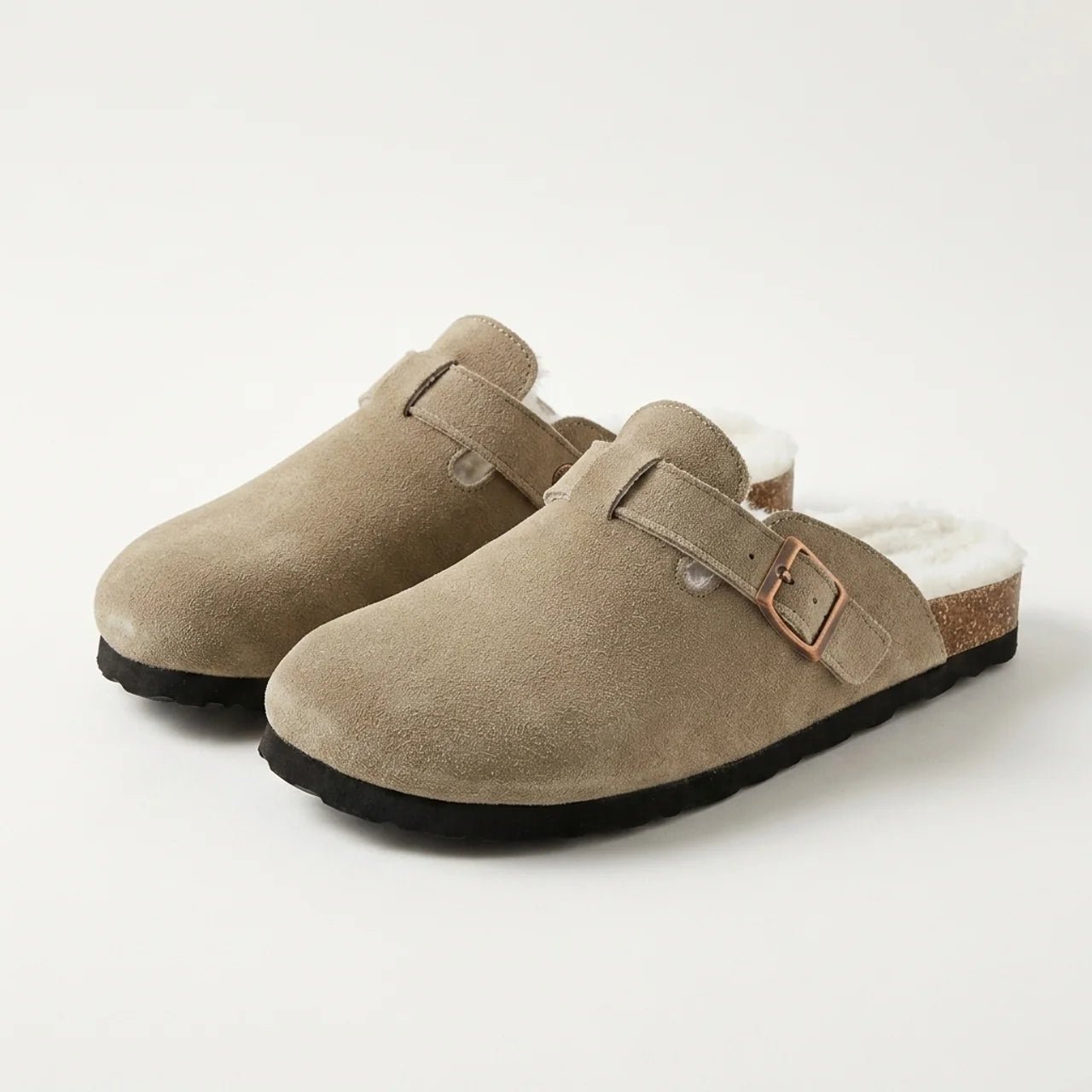 Sherpa-Lined Clogs — Cosy Fleece-Lined Cork Footbed Mules 7 Sherpa-Lined Clogs — Cosy Fleece-Lined Cork Footbed Mules - Image 7