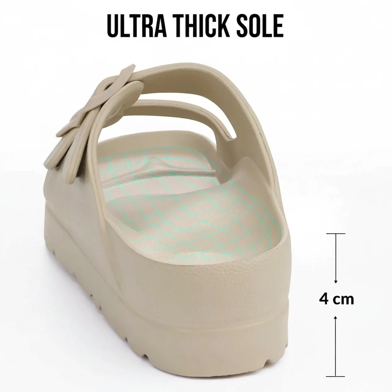 Waterproof EVA Footbed Sandals – Double-Buckle Slides | Mykonos | Women's 6 Mykonos cork footbed sandals - Pimali