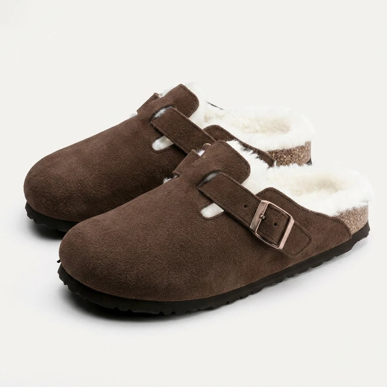Sherpa-Lined Clogs — Cosy Fleece-Lined Cork Footbed Mules 10 Sherpa-Lined Clogs — Cosy Fleece-Lined Cork Footbed Mules - Image 10