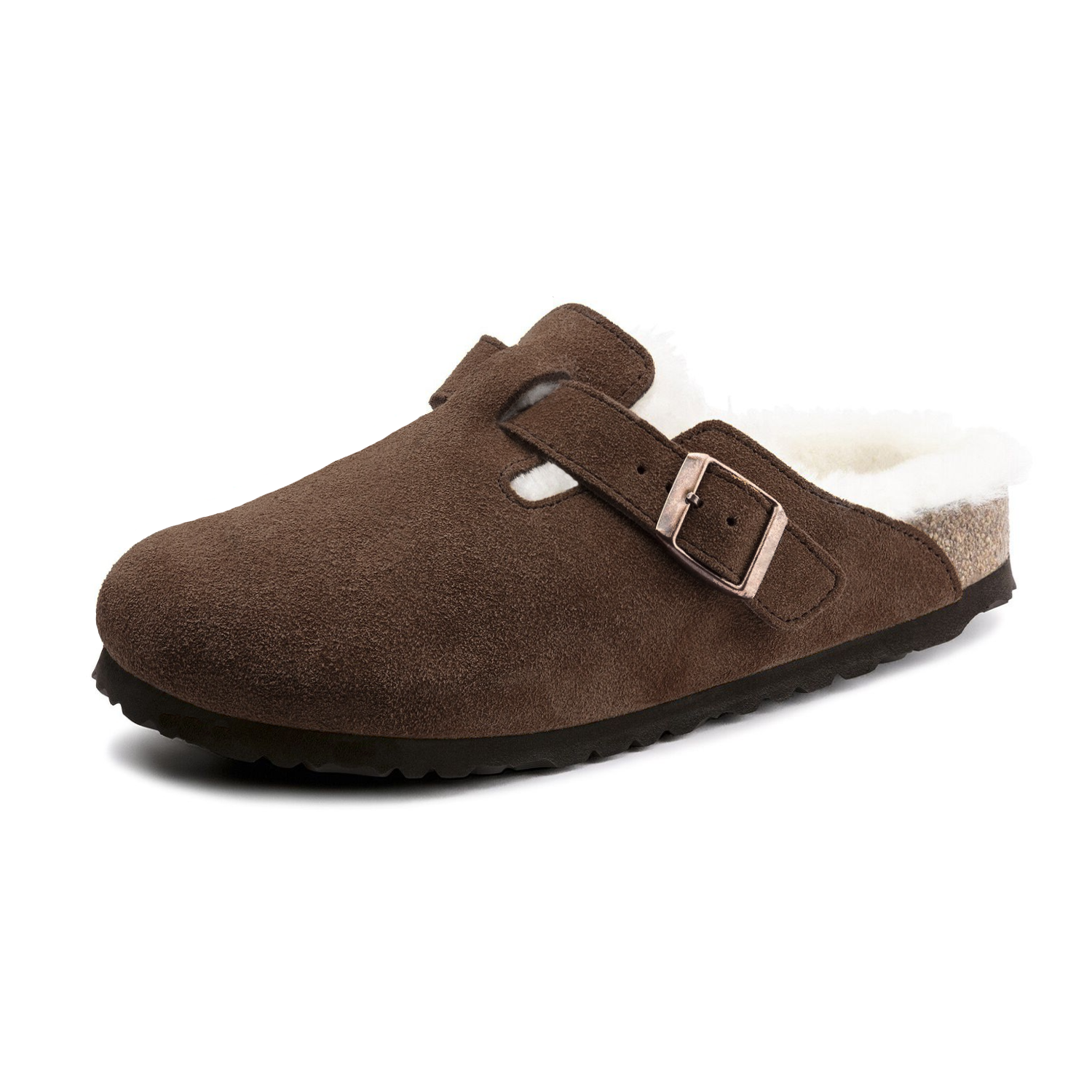 Sherpa-Lined Clogs — Cosy Fleece-Lined Cork Footbed Mules 9 Sherpa-Lined Clogs — Cosy Fleece-Lined Cork Footbed Mules - Image 9