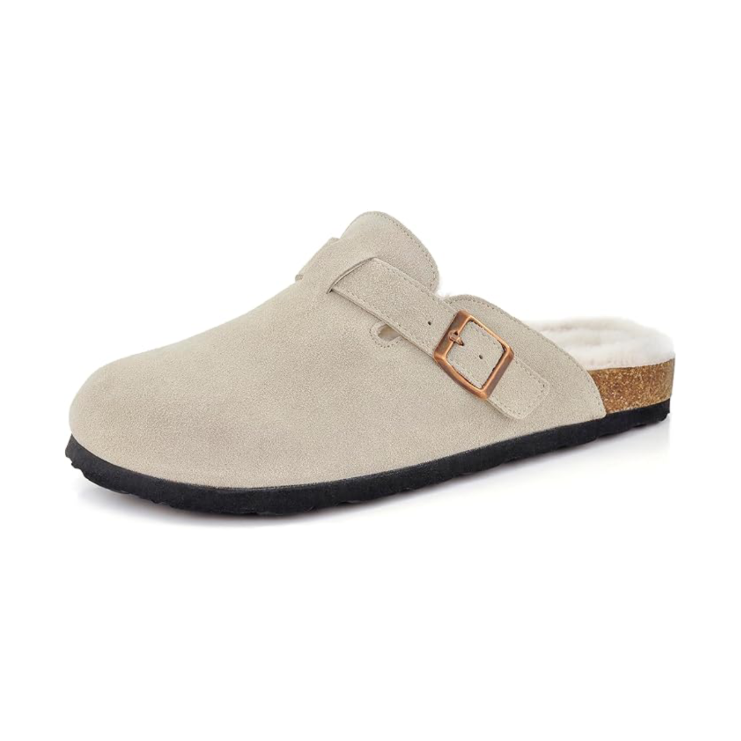 Sherpa-Lined Clogs — Cosy Fleece-Lined Cork Footbed Mules 3 Sherpa-Lined Clogs — Cosy Fleece-Lined Cork Footbed Mules - Image 3