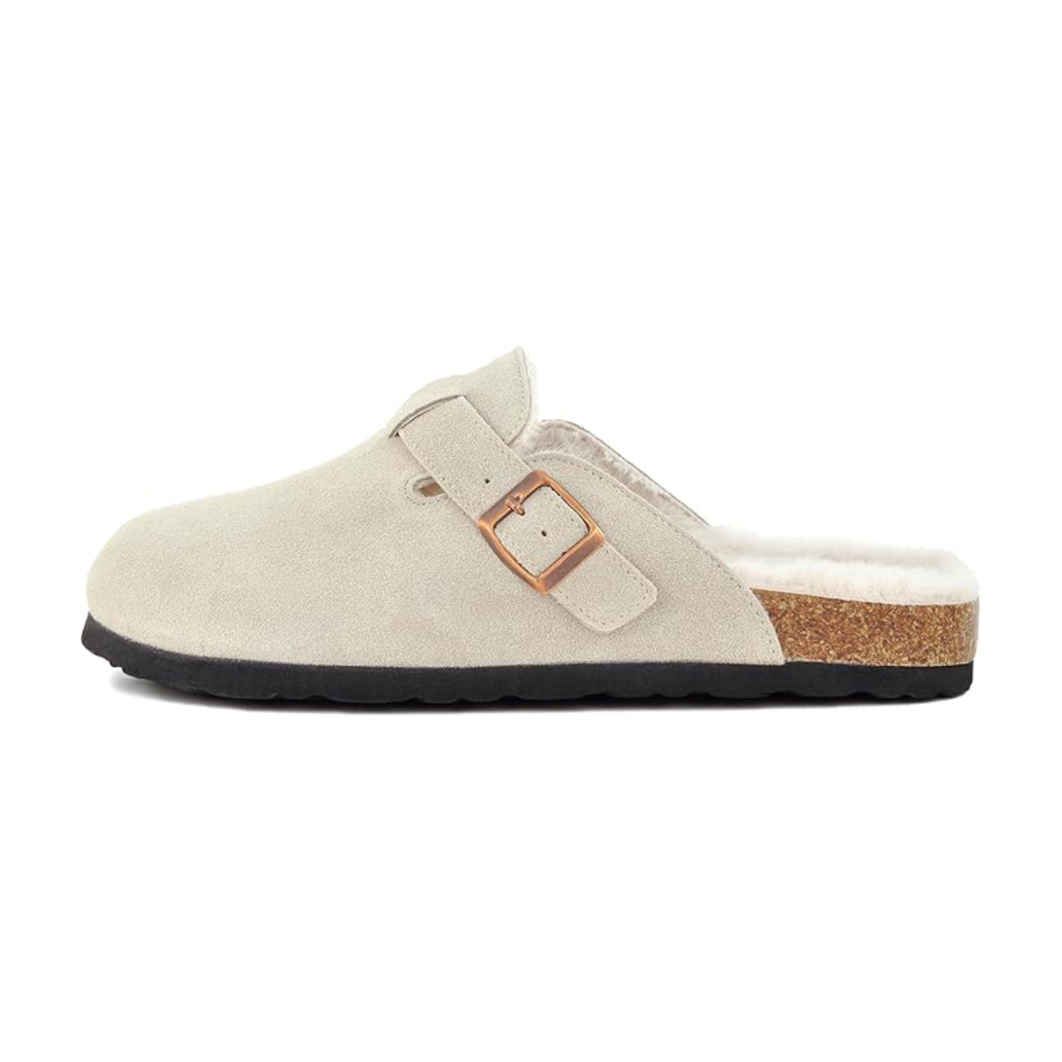 Sherpa-Lined Clogs — Cosy Fleece-Lined Cork Footbed Mules 2 Sherpa-Lined Clogs — Cosy Fleece-Lined Cork Footbed Mules - Image 2