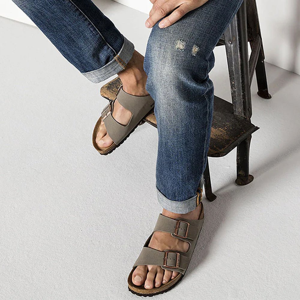 Birkenstock Arizona Sandal – Stone (Narrow Fit) 7 Birkenstock Arizona Sandal – Stone (Narrow Fit) - Image 7