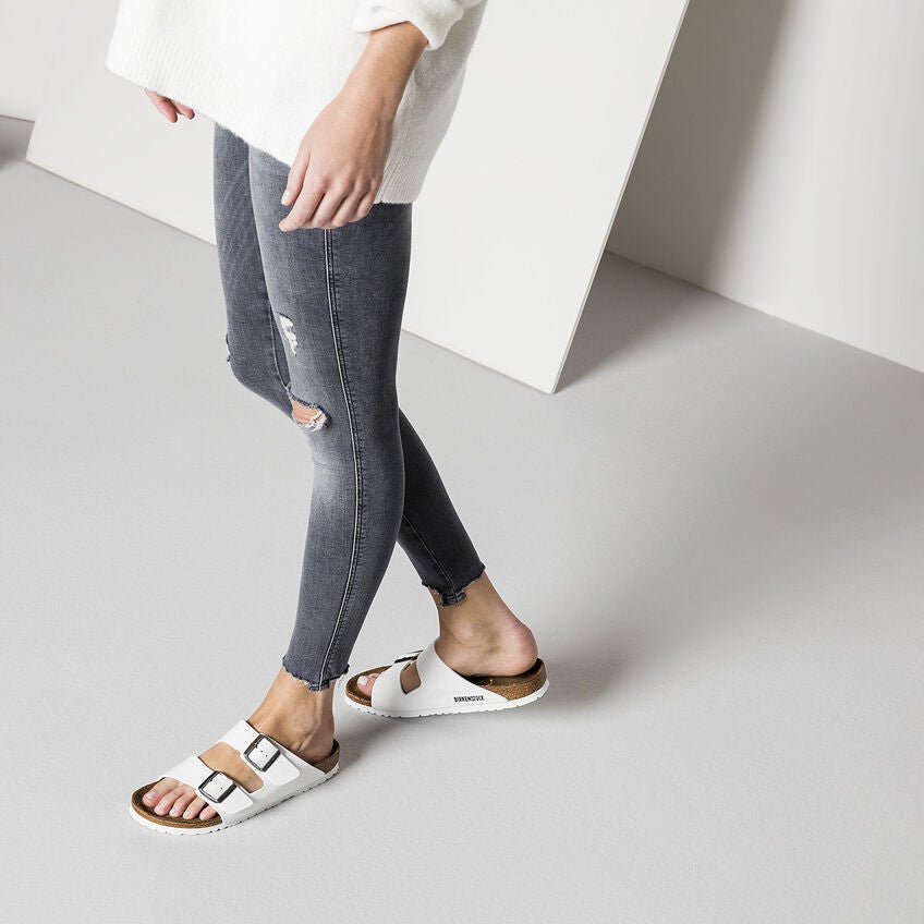 Birkenstock Arizona Sandal – White (Narrow Fit) 7 Birkenstock Arizona Sandal – White (Narrow Fit) - Image 7