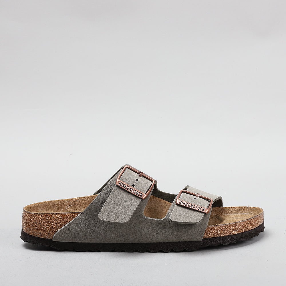 Birkenstock Arizona Sandal – Stone (Narrow Fit) 1 Birkenstock Arizona Sandal – Stone (Narrow Fit)