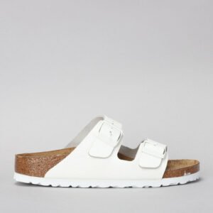 Birkenstock Arizona Sandal – White (Narrow Fit)
