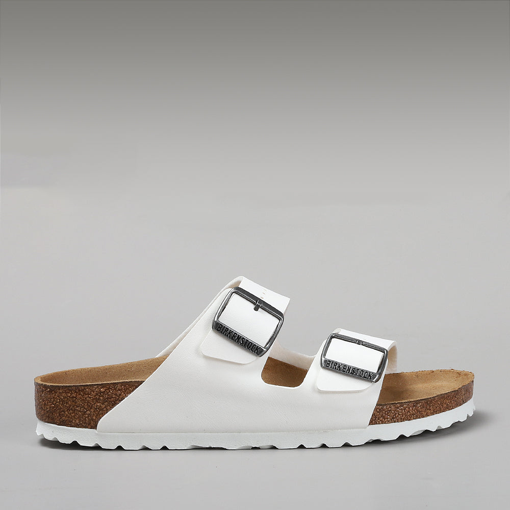 Birkenstock Arizona Sandal – White (Narrow Fit) 1 Birkenstock Arizona Sandal – White (Narrow Fit)