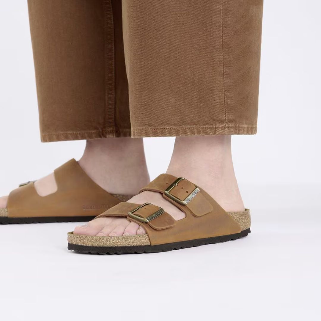 Birkenstock Arizona Sandal – Cognac 4 Birkenstock Arizona Sandal – Cognac - Image 4