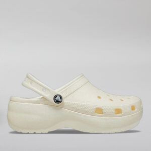 Crocs Classic Platform Glitter Clog – Chalk