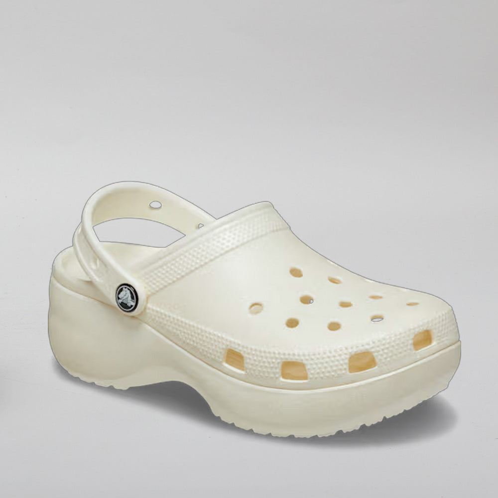 Crocs Classic Platform Glitter Clog – Chalk 4 Crocs Classic Platform Glitter Clog – Chalk - Image 4
