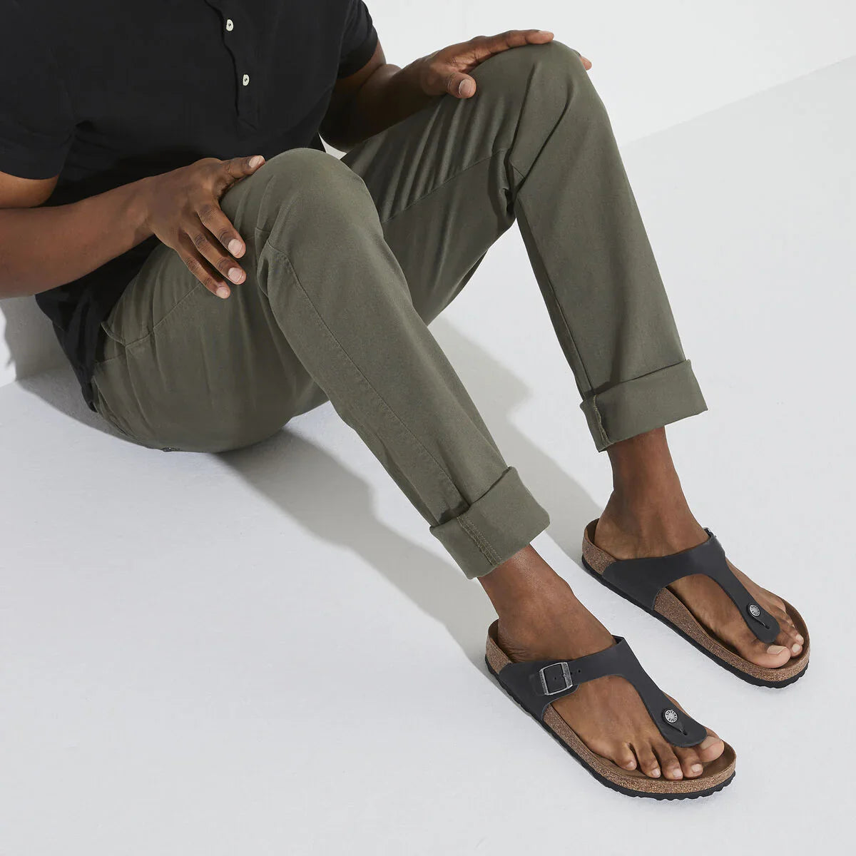 Birkenstock Gizeh Toe-Post Sandal – Black 5 Birkenstock Gizeh Toe-Post Sandal – Black - Image 5